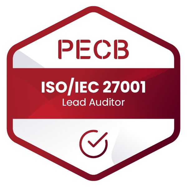 PECB ISO 27001 Lead Auditor badge