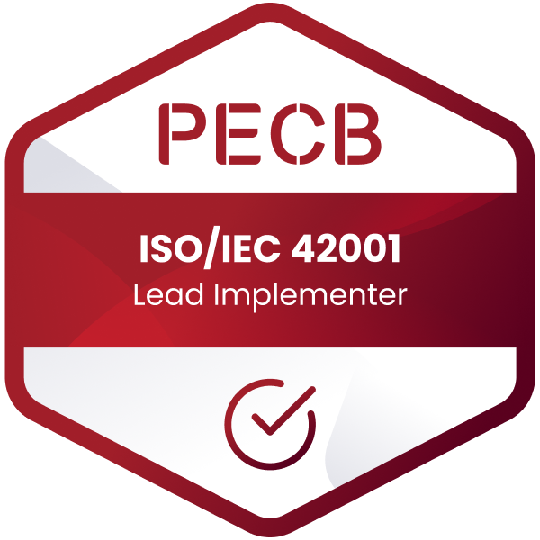 PECB ISO 42001 Lead Implementer badge